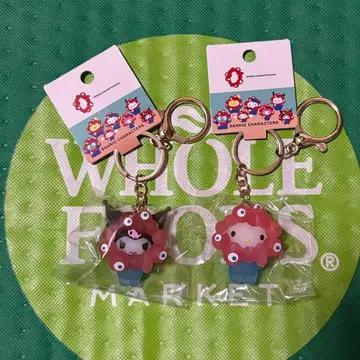 오사카 간사이 만박 먀쿠먀쿠 산리오 클리어 컬러 키링 2세트