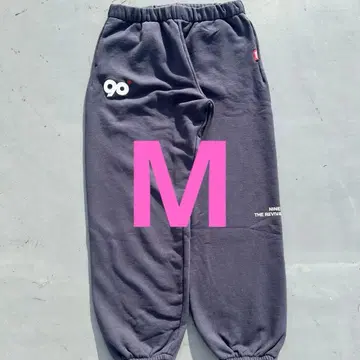 9090 로고 오리지널 스웨트 팬츠 네이비 M