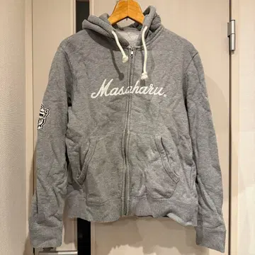 Masaharu. 그레이 풀 집업 후드티 후쿠야마 마사히로 라이브 굿즈