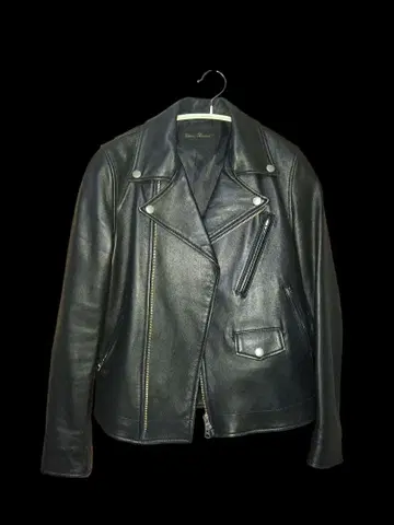 어반 리서치 가죽 자켓 양가죽 라무피 36 새상품급 블랙