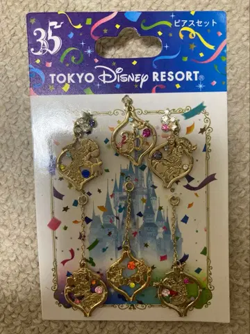 도쿄 디즈니 리조트 35주년 귀걸이 세트