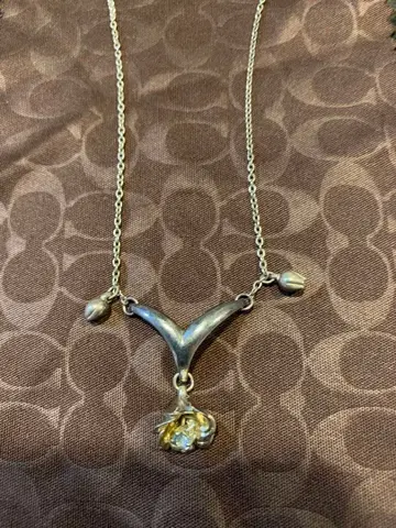 FF10 유나의 펜던트 실버925 아쿠아 마린