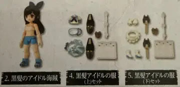 링크 트래블러스 탈출! 도쿄 슬레이트 편 블랙 헤어 아이돌 세트