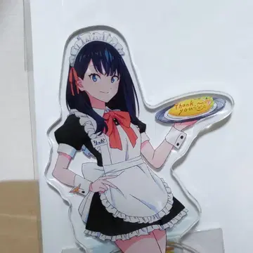 그리드맨 유니버스 타카라다 릿카 아크릴 스탠드 피규어 콜라보 카페