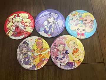 프리큐어 캔뱃지 5개 세트