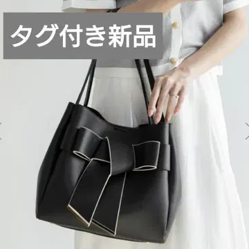 [ A4 대응 ] 리본 토트백