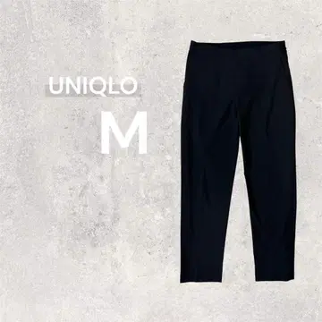 유니클로 슬랙스 테이퍼드 팬츠 슬림 레그 M 블랙