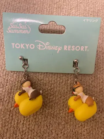 도쿄 디즈니 리조트 칩과 데일 귀찌 세트