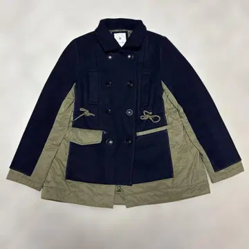 BITTOKO 비트코 레이어드 피코트 네이비 38 사이즈