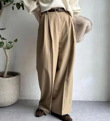 [ 24년 가을/겨울 모델 ] DOUDOU(두두) 슬랙스 팬츠 베이지