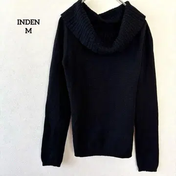 인덴 INDEN 터틀넥 긴팔 블랙 M