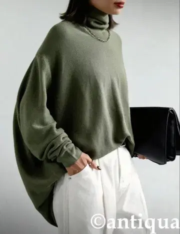 완판템! antiqua 안티카 터틀 코쿤 니트
