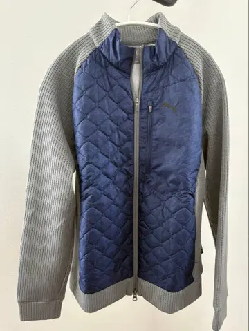 PUMA 남성용 자켓 S 네이비/그레이