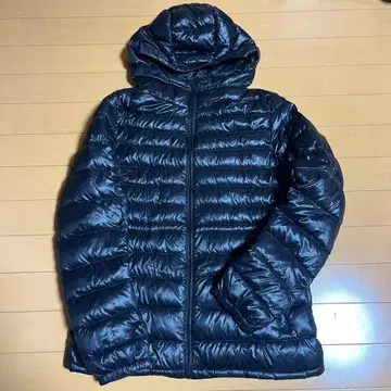 [ UNIQLO ] 후드 부착 블랙 다운 자켓