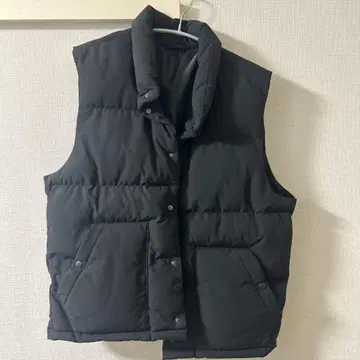 블랙 다운 베스트 노카라