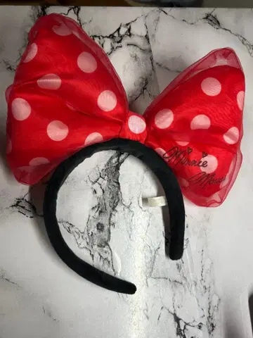 미니 마우스 도트 머리띠