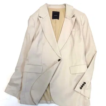 아뉴앙스 세미 더블 테일러드 자켓 38 베이지 겉옷