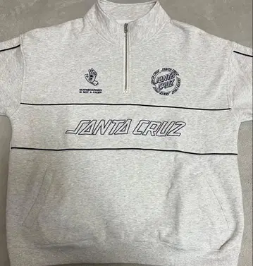 SANTA CRUZ 하프 지퍼 맨투맨