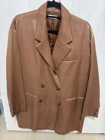 EVRIS 브라운 테일러드 자켓 M