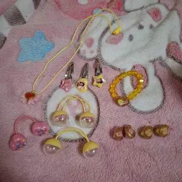 실사판 세일러문 헤어 액세서리 귀찌 세트