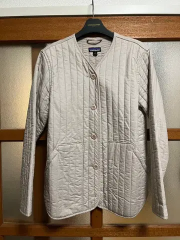 patagonia 퀼팅 자켓 베이지