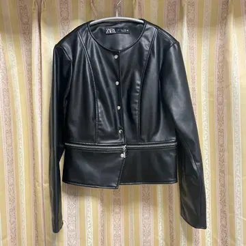 ZARA 가죽 자켓 L