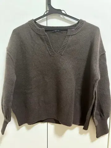 저널 스탠다드 울 캐시미어 스키퍼 니트 브라운