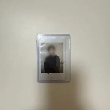 유권 친필 사인 폴라로이드 Blockb