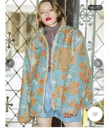 jouetie 리버서블 보아 자켓