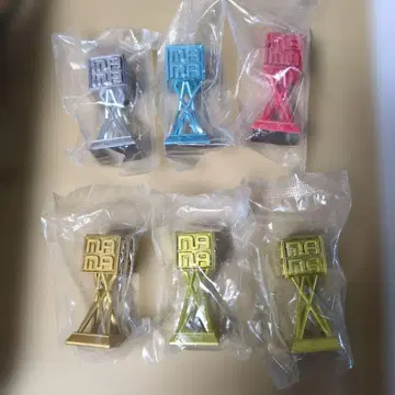 MAMA AWARDS 미니어처 트로피 가챠가챠 5개 세트