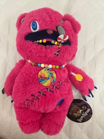 하미곰 캔디 핑크 봉제 인형