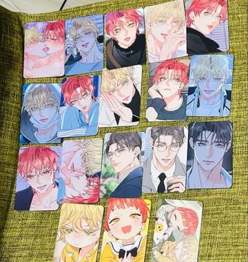 한국 BL honey trouble 트레이딩 카드 전 18종