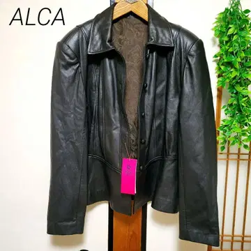 양가죽 램 가죽 자켓 천연 가죽 블랙 블랙 미사용 택 포함