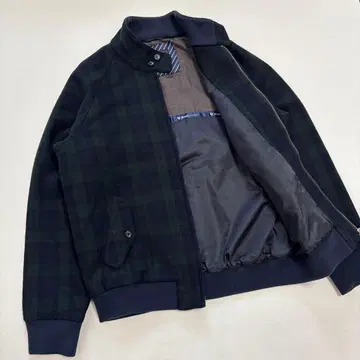 켄트 스윙탑 울 자켓 블루종 블랙워치