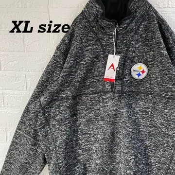 [ 미사용 택 포함 ] NFL 스틸러스 오버 사이즈 하프 지퍼 블루종