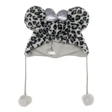 디즈니 팬캡 레오파드 무늬 그레이