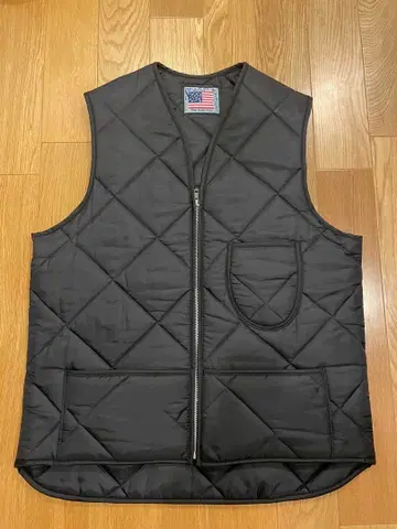 USA SNAP'N'WEAR 스냅앤웨어 퀼팅 베스트 블랙 M