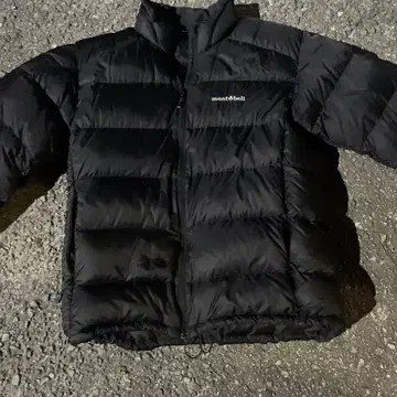 montbell 블랙 다운 자켓