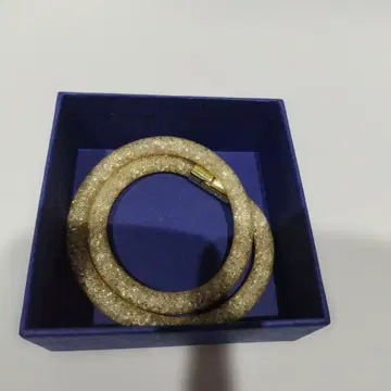 골드 글리터 이중 팔찌