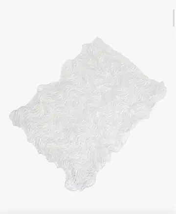 실버 오비 장식 천