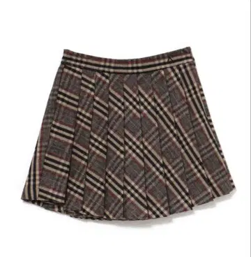 andmary 모니카 체크 플리츠 미니 스커트
