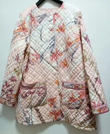 미사용 레오나르 리버서블 충전솜 코트 42