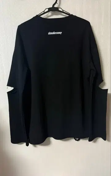 alm sleeamy 데미지 롱 셔츠