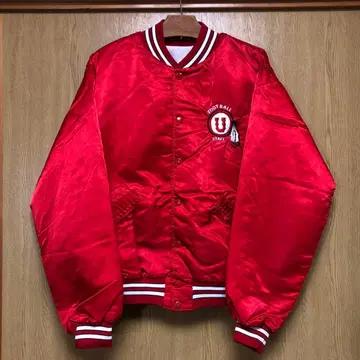 유타 대학 바시티 자켓 USA제 90s 80s 빈티지 구제 의류 M
