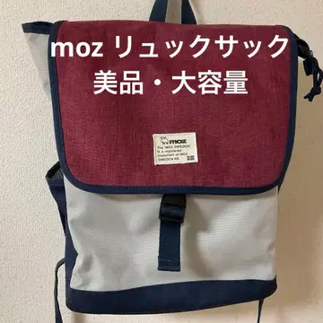 [ 새상품급 대용량 ] MOZ 플랩 백팩 트리콜로르