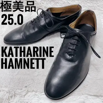 컨디션 최상 캐서린 햄넷 홀컷 비즈니스 슈즈 남성용 가죽