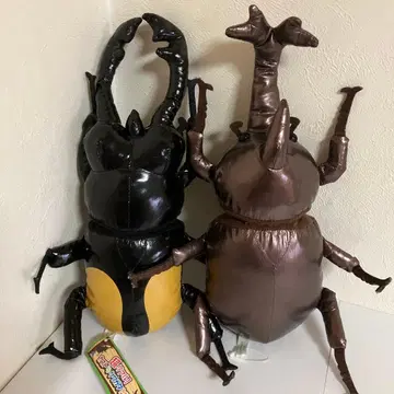 장수풍뎅이와 사슴벌레 봉제 인형 세트