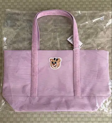 올드 테디걸 와펜 토트백 L (페일 퍼플)