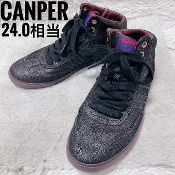 캠퍼 하이컷 스니커즈 여성용 레이스업 38 사이즈