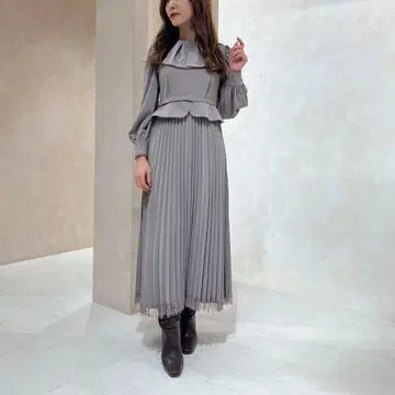 Herlipto Chelsea Pleated Long Dress